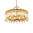 Ritz - Liquid Rain Circle Chandelier